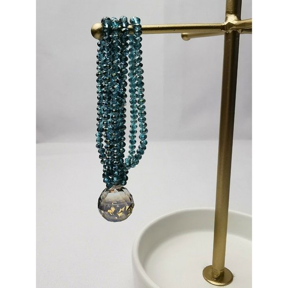 Handmade Vintage Women Bracelet  With Swarovski Crystals 8" - Picture 9 of 10